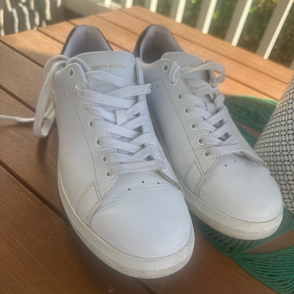 Tory Burch White and Black Sneakers - Picture 5 of 5